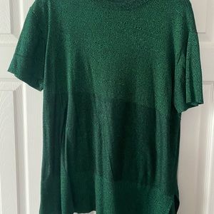 Alexander Wang green knit top size large